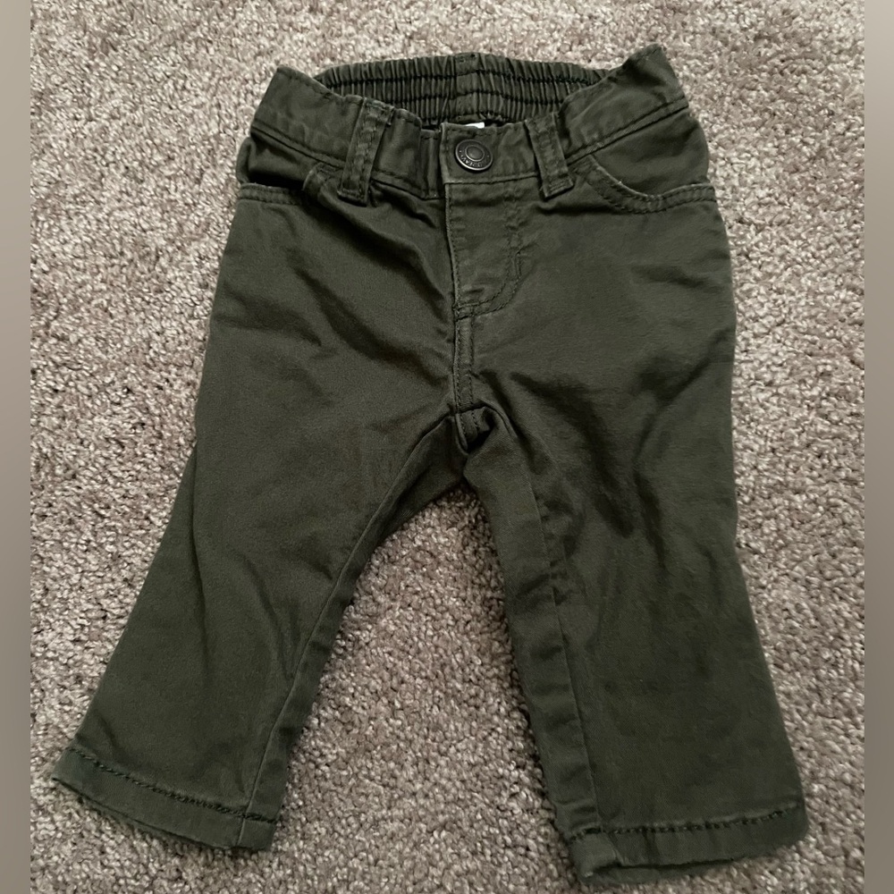 Old Navy Baby Olive Green Pants Size 3-6 months